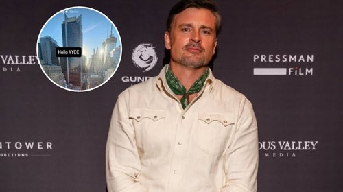 ¡Atrapado! Tom Welling se vuelve viral por 'enseñar de más'