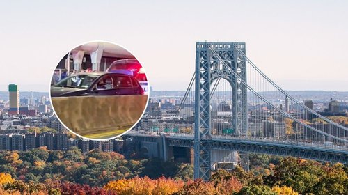 Balean a hombre en 'hora pico' sobre puente George Washington 