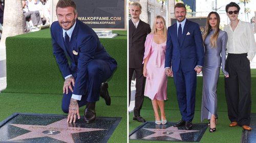 Beckham ya tiene su estrella en el Paseo de la Fama de Hollywood