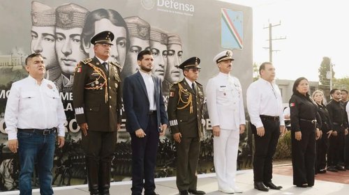 Matamoros conmemora 179° aniversario de 'Niños Héroes'