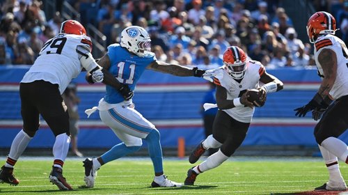 Browns vencen a Titans con gol de campo en el último segundo