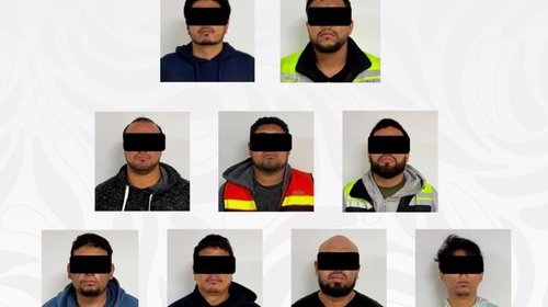 Caen nueve por robo al autotransporte en San Luis Potosí