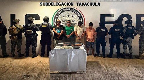 Caen ocho en operativos simultáneos en Chiapas; García Harfuch