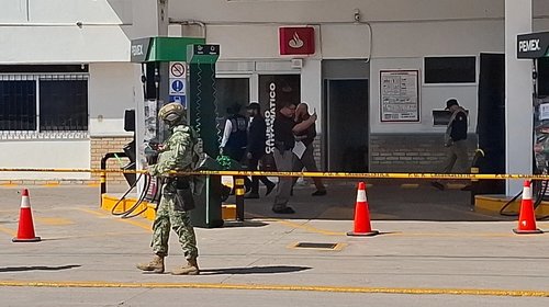 Clausuran gasolinera tras operativo federal en Ciudad Madero