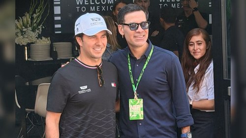 Rafael Márquez visita a Checo Pérez previo al GP de México