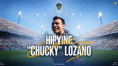 LA Galaxy ficha a 'Chucky' Lozano; así sería su millonario sueldo