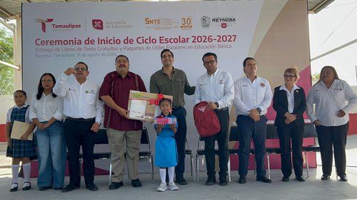 Ciclo escolar en Reynosa inicia con más de 125 mil alumnos