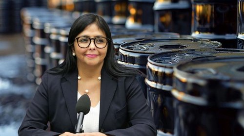 Delcy Rodríguez confirma 'histórico acuerdo' petrolero con EUA