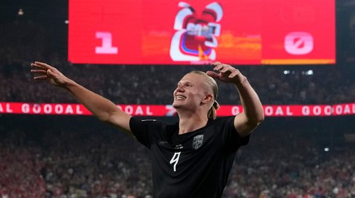 Haaland marca dos y Noruega vence 3-2 a Senegal