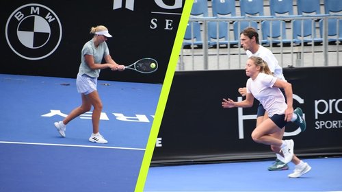 Estrellas del tenis ya entrenan rumbo al Abierto GNP Seguros 2026