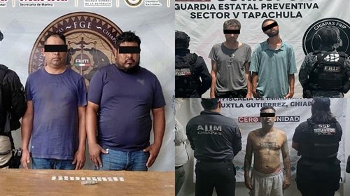 Caen 57 presuntos delincuentes tras reforzar seguridad en Chiapas