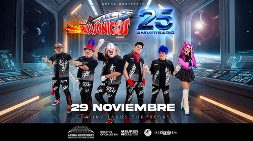 Los Payasónicos celebrarán 25 años en la Arena Monterrey