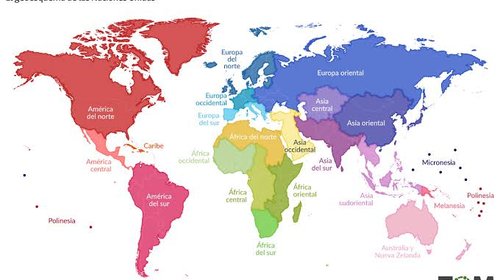 ONU impulsa un mapa mundial más fiel a los continentes