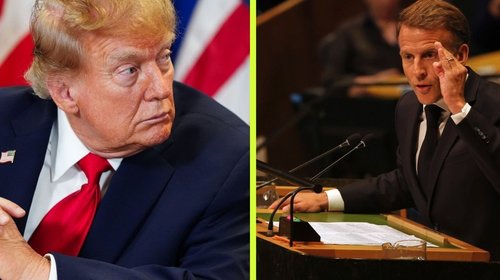 Macron confronta a Trump en la ONU por su “paz” en Gaza