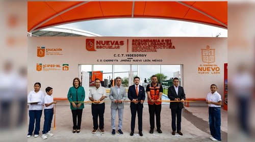  Consolida Nuevo León primer lugar en infraestructura educativa