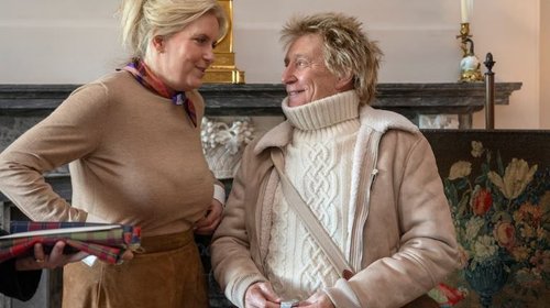 Rod Stewart tenía una obstrucción cardíaca, revela su esposa
