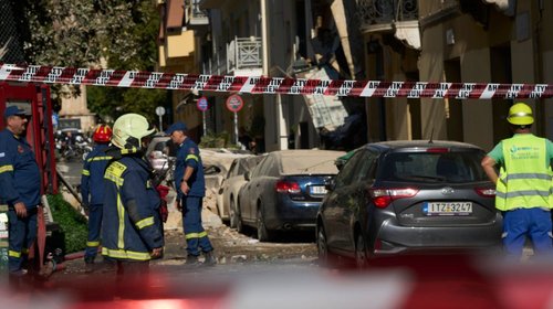 Explosión derrumba edificio cerca de la Acrópolis de Atenas