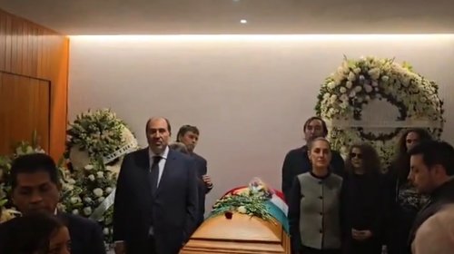 Sheinbaum asiste al funeral de Cuauhtémoc Cárdenas