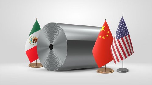 Pide EUA a México poner un arancel al acero y aluminio de China