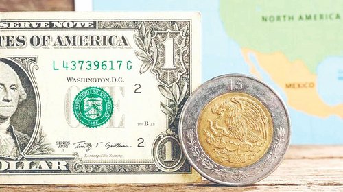 Peso hila cinco semanas a la alza y gana 3.46%
