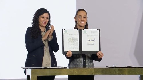 Sheinbaum firma decreto de nacionalidad única para candidatos