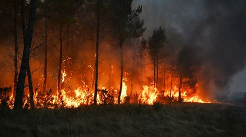 Francia y España evacúan 330,000 personas de incendios forestales