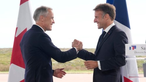 Francia y Canadá reafirman su soberanía en histórica visita