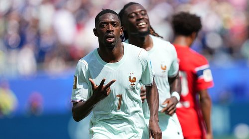 Dembélé firma triplete y Francia avanza como líder del Grupo I
