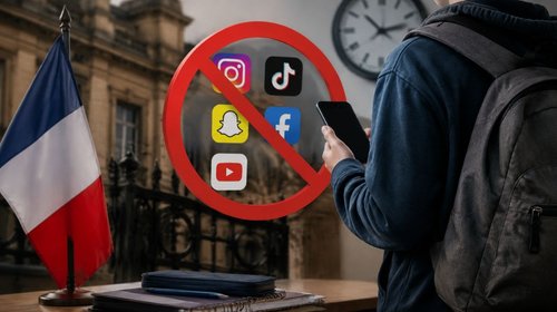 Francia busca prohibir redes sociales a menores de 15 años