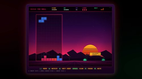 Tetris advierte a la Casa Blanca por videojuego sobre el muro