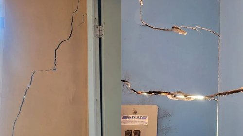 Grietas afectan viviendas en Valle de los Reyes y negocios