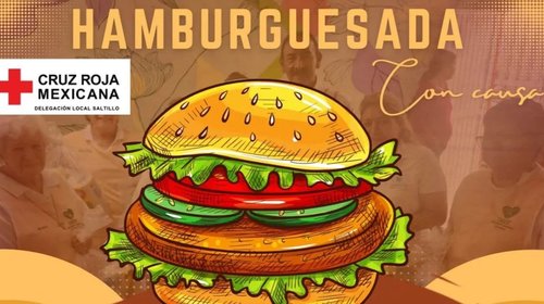 Cruz Roja organiza 'Hamburguesada con causa' para recaudar apoyo