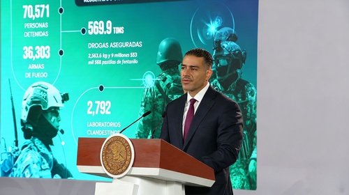 Suman 70,500 detenidos y 569 toneladas de droga decomisadas