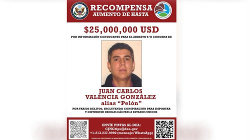 Elevan recompensa a US$25 millones por hijastro de 'El Mencho'