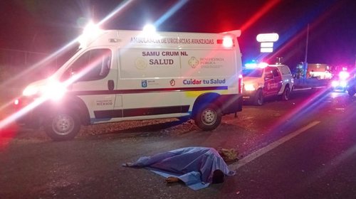 Hombre muere atropellado por camioneta sobre Carretera Nacional