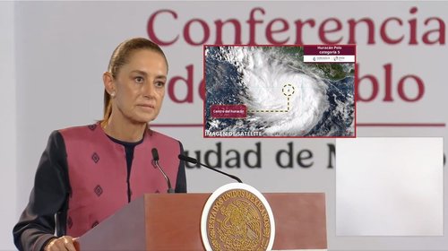 'Polo' bordearía costas del Pacífico sin tocar tierra: Sheinbaum