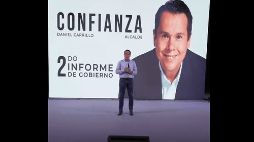 Falla clima en informe de Daniel Carrillo ¡y mujer se desmaya!