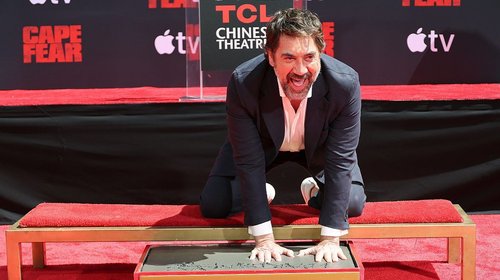 Javier Bardem deja sus huellas en el Teatro Chino de Hollywood
