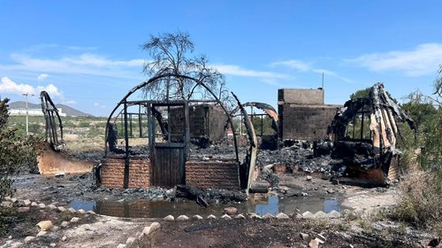 Consume incendio oficina abandonada en Ramos Arizpe