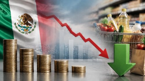 Inflación en México baja por tercer mes y llega a 3.12%
