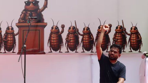'Cucarachas' le ganan al Gobierno Indio en elecciones