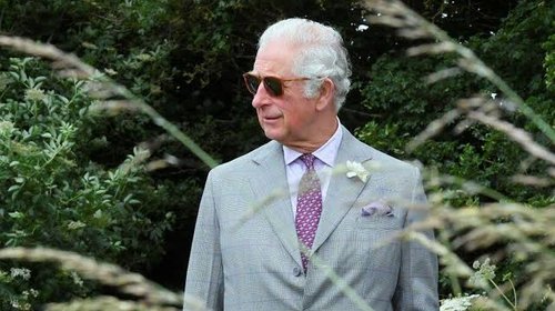 Lleva Carlos III su acuarela de Escocia a colección de Burberry