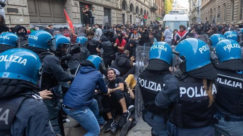 Italia niega injerencia extranjera en manifestaciones de Milán