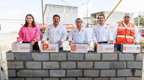 Inicia Arratia obras de comedor e infraestructura en Pesquería