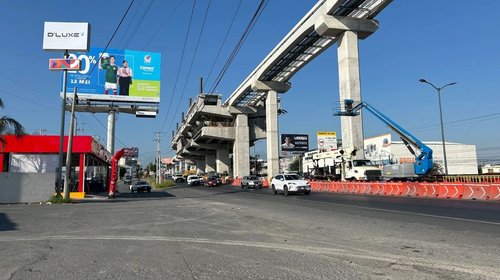 Mantienen libre circulación en Miguel Alemán por obras de Línea 6