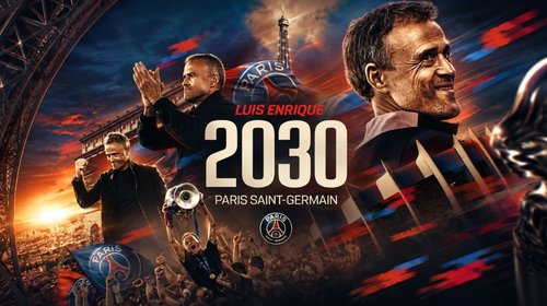 PSG asegura a Luis Enrique como director técnico hasta 2030