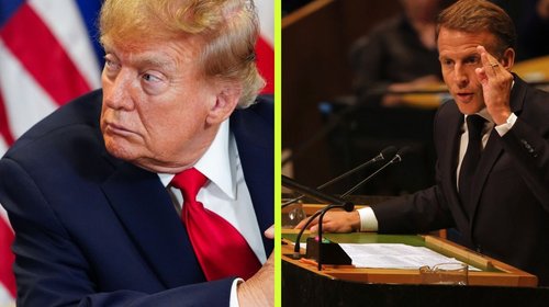 Macron confronta a Trump en la ONU por su “paz” en Gaza