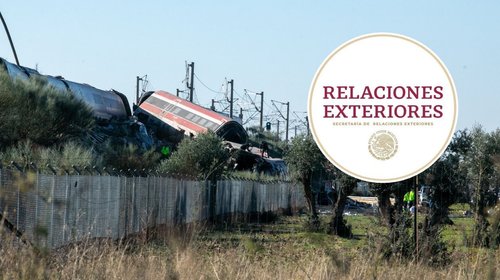 México expresa condolencias a España por fatal choque ferroviario