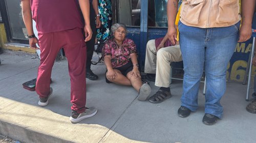 Sufre convulsión al ir por su pensión del Bienestar en Monclova