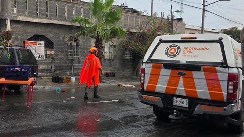 Alerta Protección Civil por lluvias en municipios de NL
